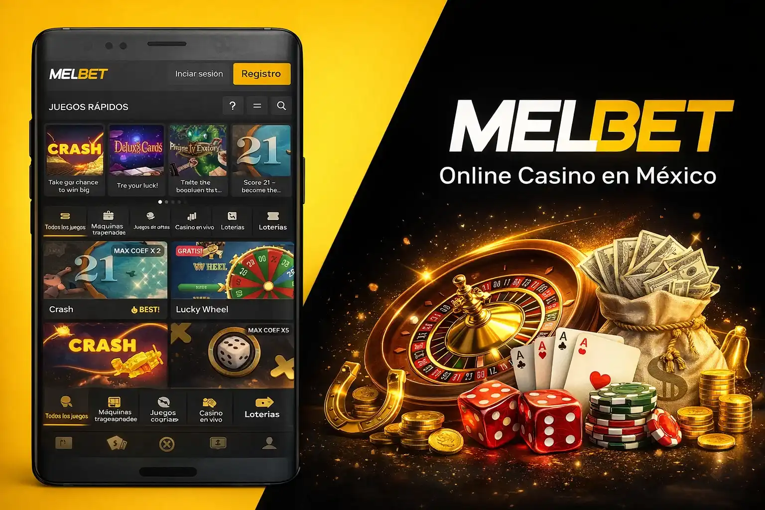 Sitio web oficial del casino Melbet México